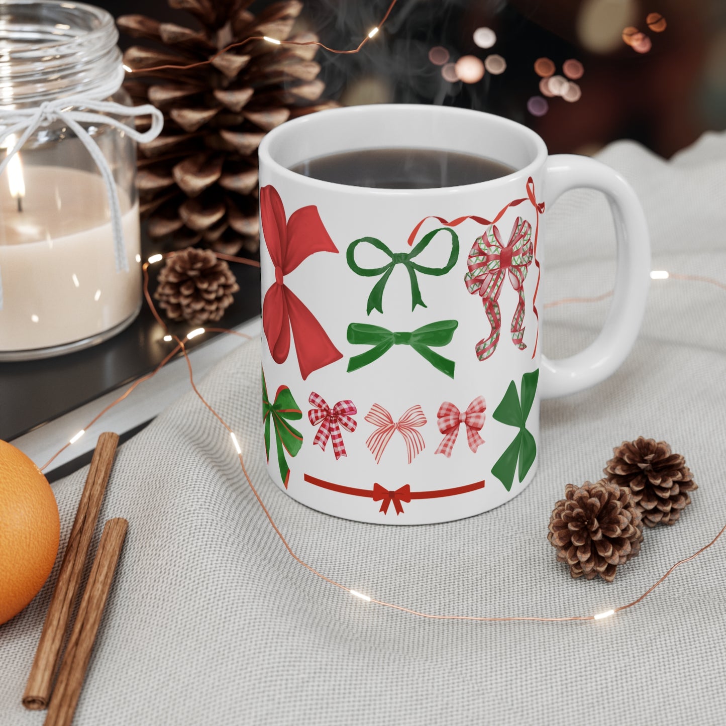 Christmas Bow Mug