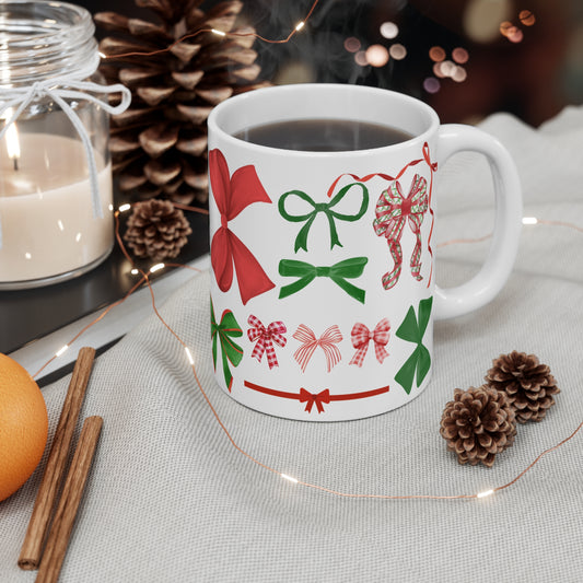 Christmas Bow Mug